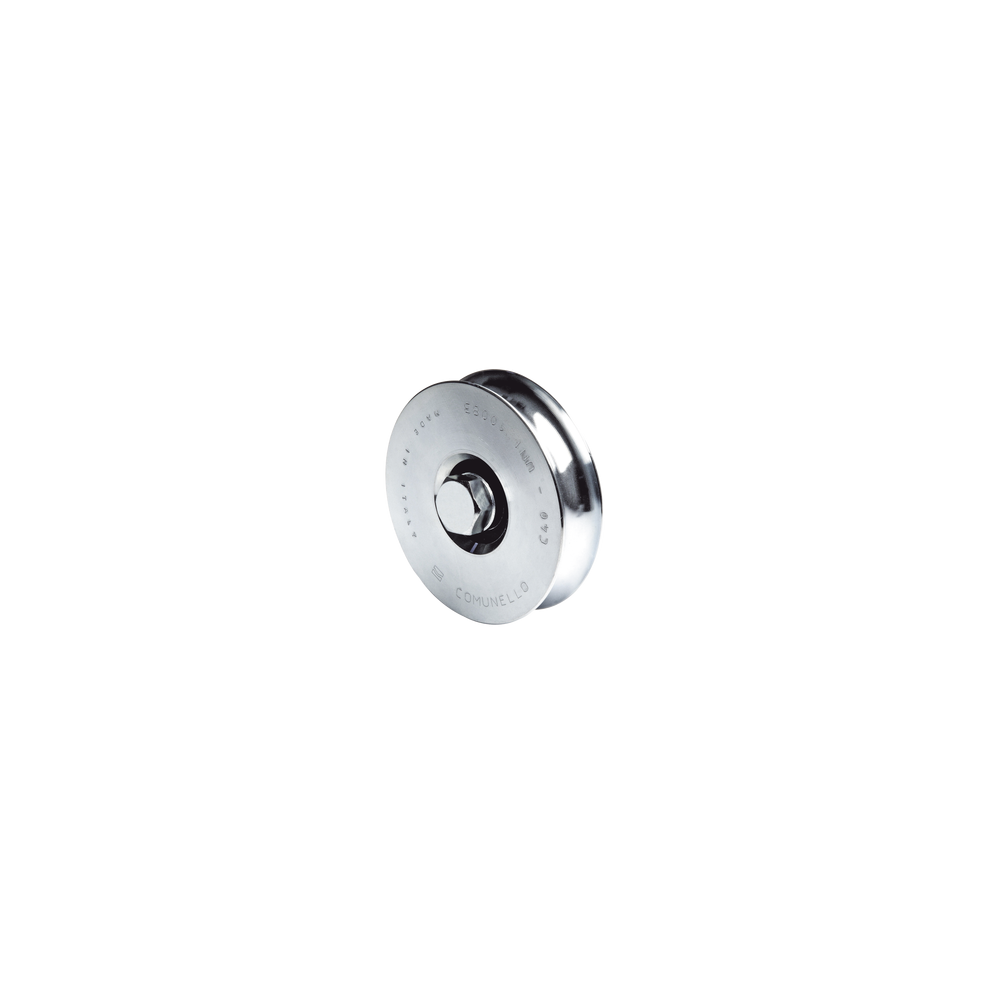 310 - Rueda de 8 cm SIN Soporte / Soporta hasta 200 kg / Canal Tipo "U"