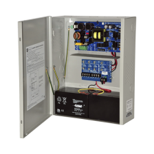 Fuente de alimentación de 24 Vcd@ 10 A / Con capacidad de baterías de respaldo / 1 salida / Requieren baterías / Voltaje de e