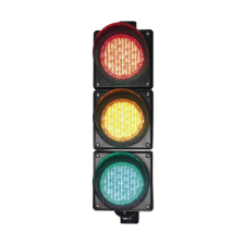 Semáforo / Señalización Rojo, Verde y Amarillo / Diametro 100mm / LED / 110vca.