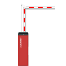 Barrera Vehicular de Brazo Articulado con Motor DC/ Apertura 1.5 Seg/ 220 VCA