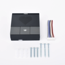 Mini Intercomunicador Wi-Fi para hotelería, hospitales, con diseño elegante, PoE, 3 botones, 1 relevador integrado de salida y