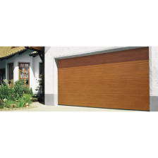 Puerta de Garage D/ Alta calidad / 20x7 pies / AISLADA / Estilo Americana / Imitacion Madera / Golden Oak / Linea Central .