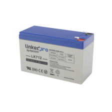 Batería 12 V / 7 Ah / UL / Tecnología AGM / Vida útil promedio 5 años / Uso en equipo electrónico, Alarmas de Intrusión /