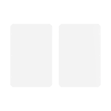 Kit de Repuesto (2 Piezas) de Aletas de Acrílico para Formar Carriles de 110 cms en Torniquetes Series DS-K3B631TX