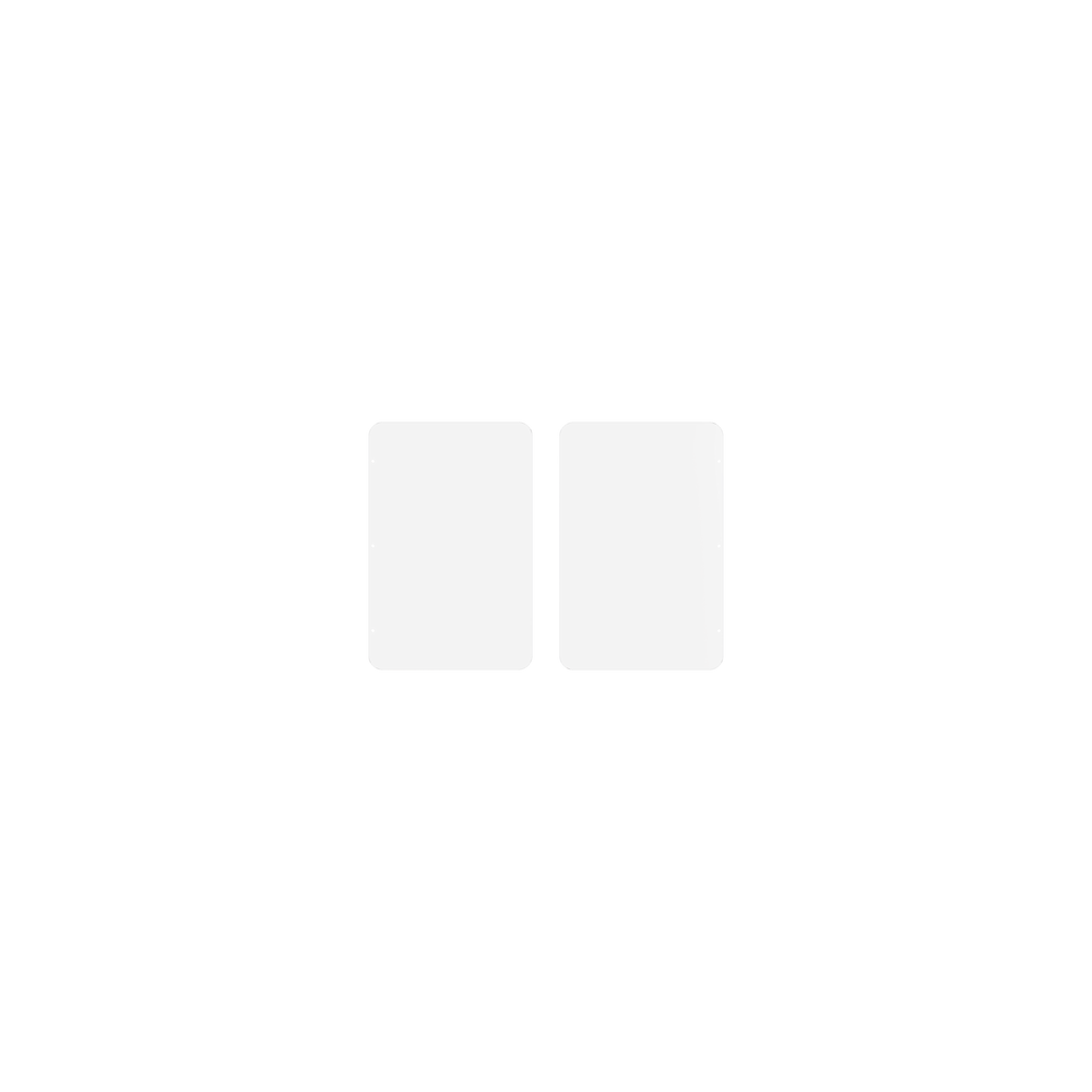 Kit de Repuesto (2 Piezas) de Aletas de Acrílico para Formar Carriles de 110 cms en Torniquetes Series DS-K3B631TX