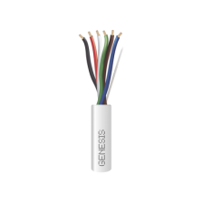 Carrete de 305 Metros / Cable de Cobre / 6 x 18 AWG  / Plenum / Para Interior / Color Blanco / Para Aplicaciones de Alarmas de I