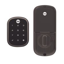 Cerradura ASSURE YRD256/ Color Bronce/ Teclado /Apertura por Smartphone Opcional/Para puertas Izq o Derecha de 35 a 57 mm de esp