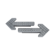 Flechas directoras de tráfico LED de 24 Pulgadas en color ámbar con 240 LED