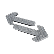 Flechas directoras de tráfico LED de 24 Pulgadas en color ámbar con 240 LED