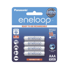 Batería Recargable AAA 1.2V ENELOOP / Ni-HM / Paquete de 4 Baterías