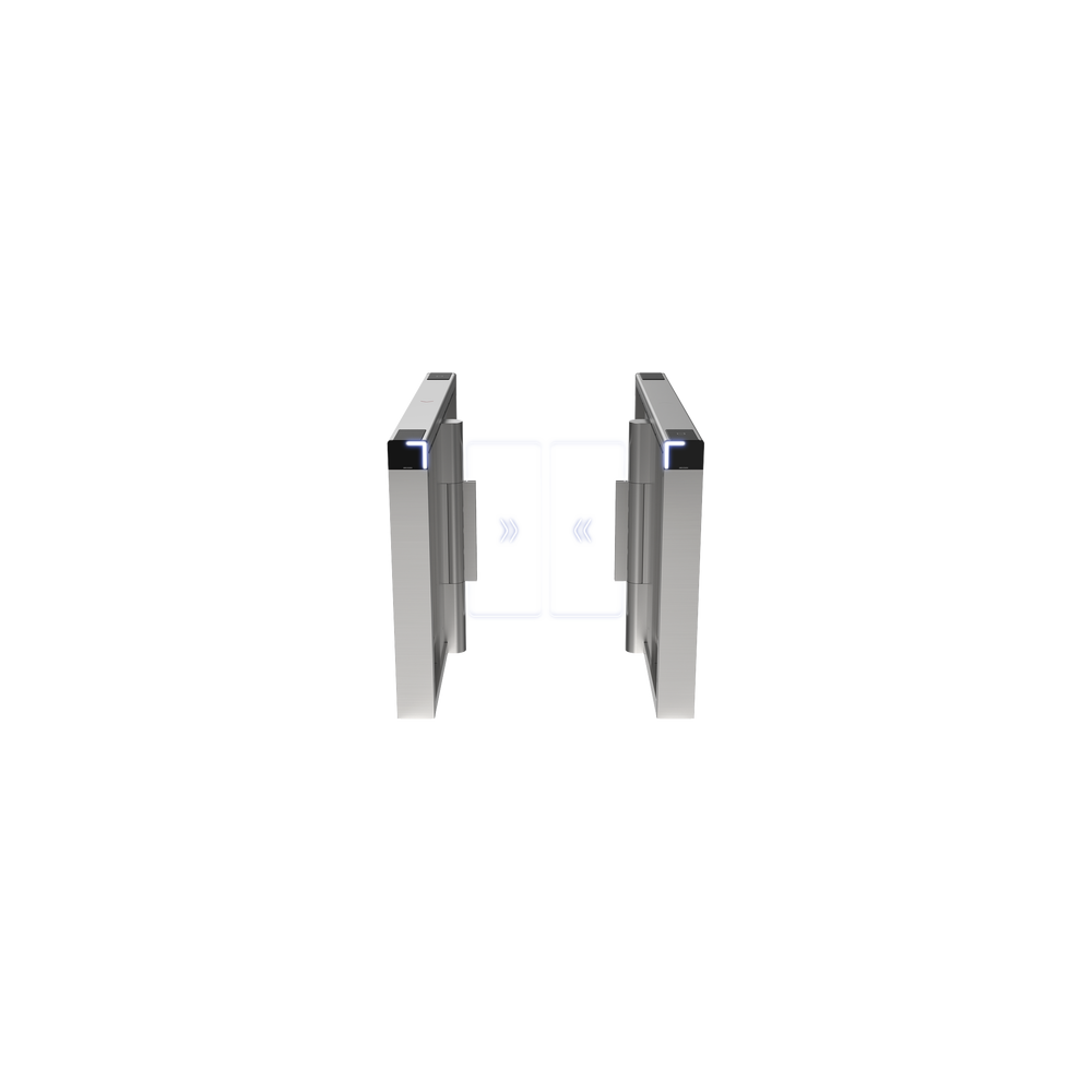 Torniquete Swing PREMIUM / Iluminación LED / 12,000,000 Ciclos MCBF / Incluye Lectores de Tarjeta y Panel de Acceso / 14 Pares
