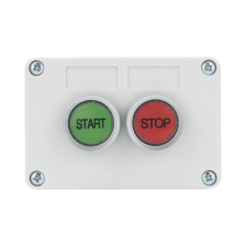 Botonera Doble Para Barreras Vehiculares, Operadores Corredizos y Abatibles.