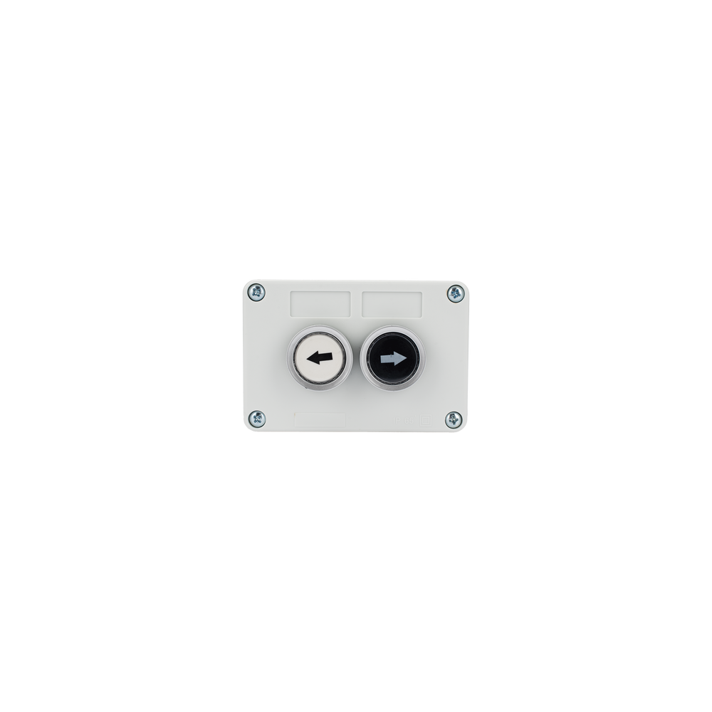 Botonera Doble Para Barreras Vehiculares, Operadores Corredizos y Abatibles.