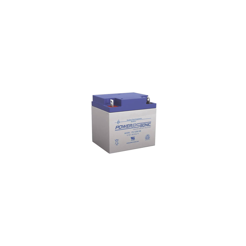Batería 12V, 28AH, Para Respaldo, Tecnologías AGM/VRLA, 5 Años Vida Útil, Terminales NB, Reconocida UL