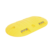 Boya D / Plastico Duradero / Amarilla / 4 Orificios / LEDS REFLEJANTES / 20 Toneladas.