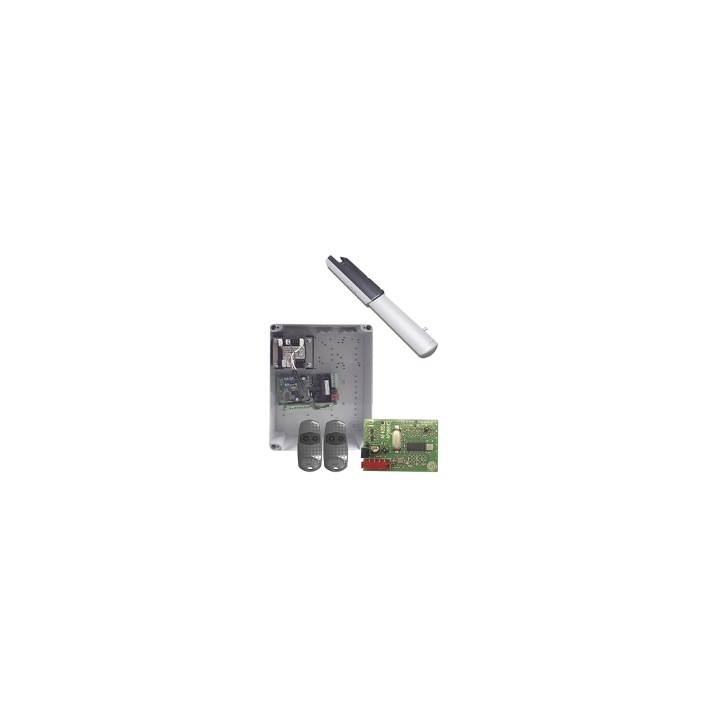 Kit de Operadores para Automatizar Portones Vehiculares Abatibles de 2 hojas / 3 m / 400 kg / Uso residencial