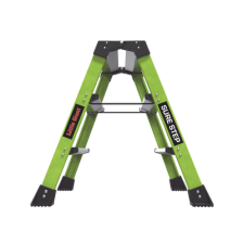 Escalera Plegable 2 Peldaños de Fibra de Vidrio / Tamaño 66 cm ( 2' 2").