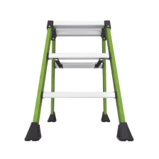 Escalera Plegable 2 Peldaños de Fibra de Vidrio / Tamaño 66 cm ( 2' 2").