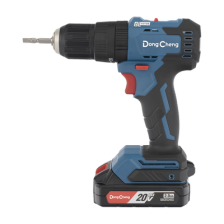 Rotomartillo / Taladro Inalámbrico de 20V sin Carbones, Broquero de 1/2", incluye 2 Baterías de 2.0 Ah, Cargador y Maletín