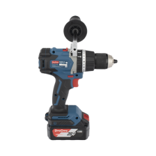 Rotomartillo / Taladro Inalámbrico sin carbones de 20V, incluye 2 Baterías de 4.0Ah, Cargador y Maletín.