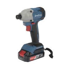 Atornillador de Impacto de 1/4 in. sin escobillas de 20V, incluye Batería de 2.0 Ah y Maletín