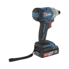 Atornillador de Impacto de 1/4 in. sin escobillas de 20V, incluye Batería de 2.0 Ah y Maletín