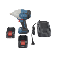 Llave de Impacto Inalámbrica de 20 V, incluye 2 Baterías de 5.0 AH, Cargador y Estuche plástico.