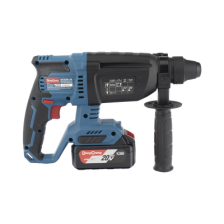 Martillo perforador inalámbrico SDS-PLUS, Incluye 2 Baterías 20V, 4.0 Ah, Cargador y Estuche