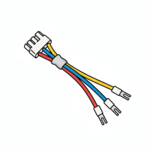 Cable de conexion de salida de alarma 10cm compatible con DSKB2411TIM