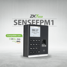 Terminal de Asistencia SenseFP M1 / Autenticación por Huella Digital / Pantalla TFT 2.8" Color LCD / Wi-Fi IEEE802.11b/g/n / Co