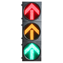 Semáforo de Tráfico Vertical / LED de Cuatro Elementos / Luces Rojas, Amarillas y Verdes / Carcasa PC y ABS / Acabado Mate / P