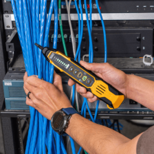 Sonda Digital Profesional / Rastreo de Tono Digital y Analógico / LED para Espacios Oscuros / Conector de Auriculares para Ruid