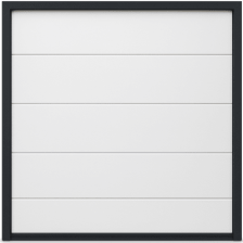 Puerta de Garage de Alta Calidad / Linea Central / Color Blanco / 8X7 pies / AISLADA / Estilo Americana.