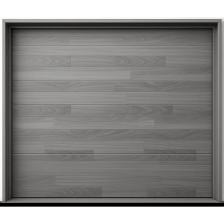 Puerta de Garage de Alta Calidad / Estilo Americano / Acabado Laminado PREMIUM / Color Gris / 12x7 Pies.