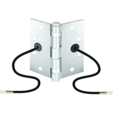 Bisagra de Transferencia Eléctrica SD-H412 / 12-24 VAC/VDC / 4 Hilos 28AWG / Acero Resistente a Vandalismo / Transferencia de E