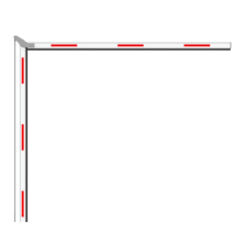 Brazo Articulado 4 mts (2+2) para Barreras Hikvision Serie DSTMG520 / Requiere Enganche Articulado