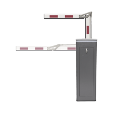 Kit de Barrera Vehicular Izquierda y Brazo ARTICULADO de 4 Metros / Finales de Carrera Ajustables por Programación / Movimiento