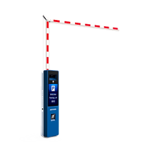 Barrera Vehicular DERECHA Todo en Uno / Brazo Articulado Incluido de 4 mts / Cámara ANPR Integrada / Boton de Ayuda / Pantalla