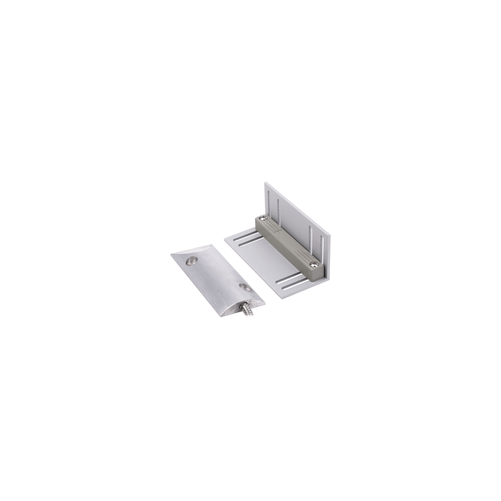 Contacto magnético para piso uso rudo con 55cm de cable blindado / GAP 75mm / Placa de montaje de "L".