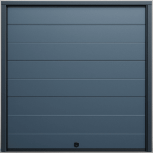 Puerta D / Garage D / Alta Calidad / Linea Central / Color GRIS /  acabdo DELUXE / 10X8 pies / AISLADA / Estilo Americana.