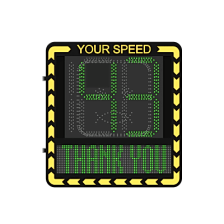 Display LED para Control de Velocidad Exterior / Distancia Visible de 100 m / LED de Alta Luminosidad y Bajo Consumo / Visualiza