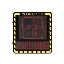 Radar de Velocidad/ Pantalla LED / Detección de Velocidad en Tiempo Real / Rango de Detección de 100 m / Hasta 32 Objetivos De
