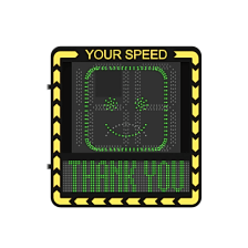 Radar de Velocidad/ Pantalla LED / Detección de Velocidad en Tiempo Real / Rango de Detección de 100 m / Hasta 32 Objetivos De