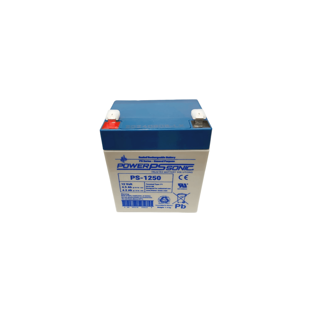 Batería 12V, 4.5AH, Para Respaldo, Tecnologías AGM/VRLA, 5 Años Vida Útil, Terminales F1, Reconocida UL