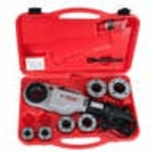 Tarraja Eléctrica para Tubo / 1010 W / Capacidad 1/2"-2" / Velocidad Roscado 25-15 rpm / Reversa 58 rpm / Peso 6 kg / Doble Ais