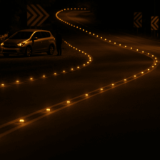 Luz LED para señalizacion de carreteras AC-LED / 6 LED Ultrabrillantes Intermitentes / Autonomía 108 Horas / Distancia Visual