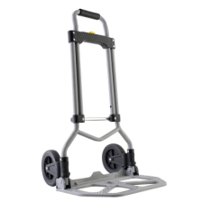 Diablo Plegable / Capacidad 60 kg / Jaladera de Hule Espuma / Botón Despliegue Rápido / Base Acero Antiderrapante / Llanta Hul