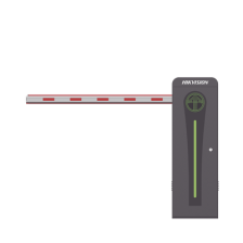 Barrera Vehicular con Brazo Iluminado Led 4 mts INCLUIDO / Izquierda / Alto Desempeño / Brushless / Semáforo Rojo-Verde en Gab