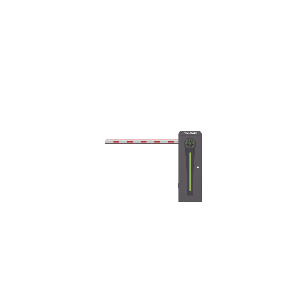 Barrera Vehicular con Brazo Iluminado Led 4 mts INCLUIDO / Izquierda / Alto Desempeño / Brushless / Semáforo Rojo-Verde en Gab