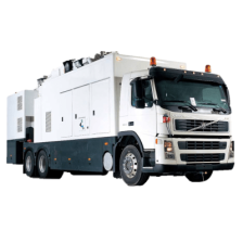 Sistema Móvil de Inspección de Vehículos/Carga / Acelerador Lineal Dual-energía 6/3 MeV / Penetración 320 mm Acero / Discri